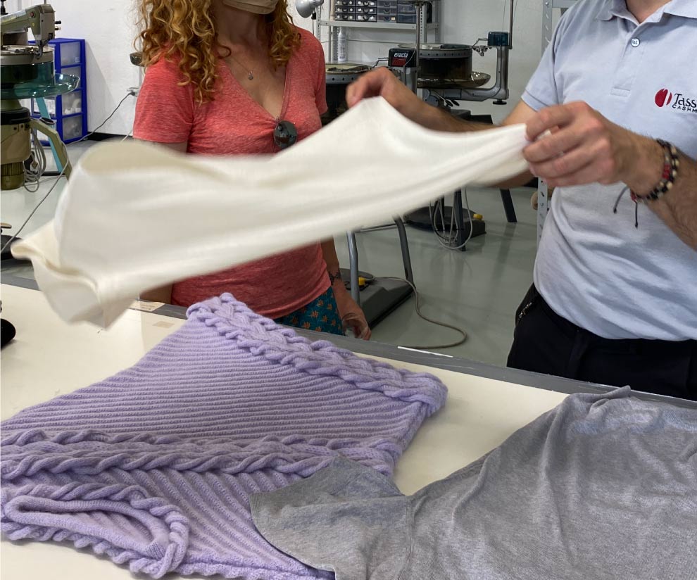 cashmere Experience-tasselli-cashmere-bevagna